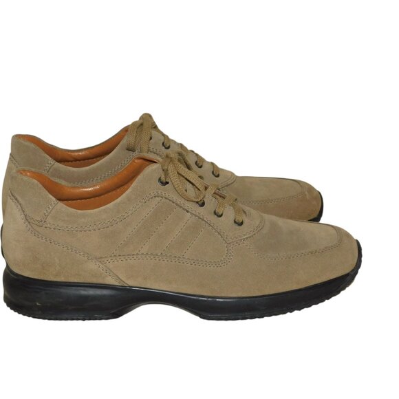 Triver Flight Lace Up Suede Leather Men's Shoes Size 45 US Size 11.5 Made Italy - Picture 3 of 10